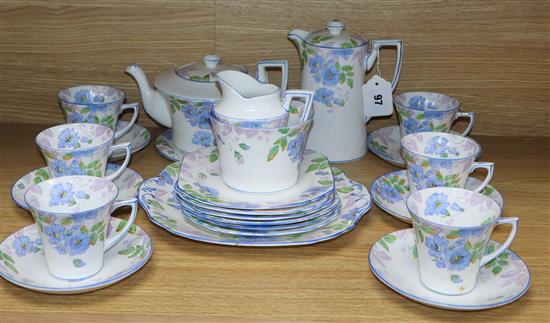 A Wedgwood Susie Cooper Venetia tea and coffee set and two other services